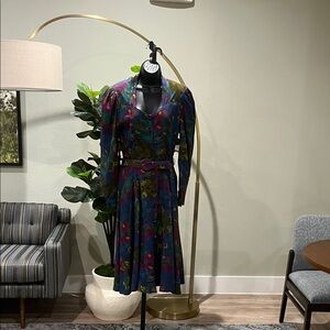 Niki Ferrari Vintage Multi Color Dress. Preloved